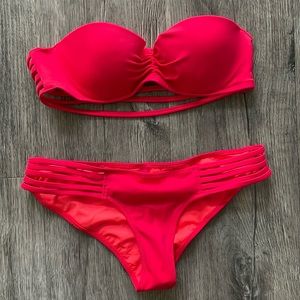 Victoria Secret Red Swim Set